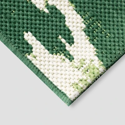 7' X 10' Peacock Ikat Outdoor Rug Green - Opalhouse™ 3 7' X 10' Peacock Ikat Outdoor Rug Green - Opalhouse™