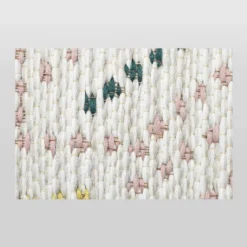 7'x10' Multi Dot Fringed Rectangular Woven Outdoor Area Rug Multicolor - Opalhouseā¢