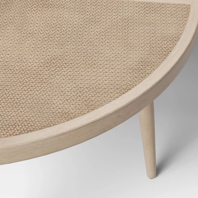 Leona 46" Round Crushed Bamboo Stamped Steel Top Patio Dining Table - Opalhouse™ 3 Leona 46" Round Crushed Bamboo Stamped Steel Top Patio Dining Table - Opalhouse™ - Image 2