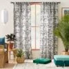 1pc 50"x84" Light Filtering Limu-Limu Leaf Jacquard Curtain Panel Gray - Opalhouse™ Designed With Jungalow™ 2 1pc 50"x84" Light Filtering Limu-Limu Leaf Jacquard Curtain Panel Gray - Opalhouse™ Designed With Jungalow™ -Opalhouse GUEST 421dc9b8 44ac 4840 a1f4 2563587244d5