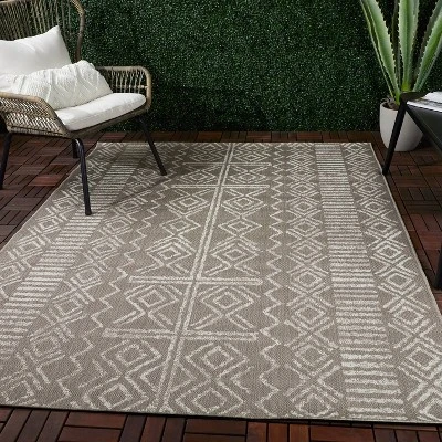 Outdoor Rug Global Block - Opalhouse™ 6 Outdoor Rug Global Block - Opalhouse™ - Image 4