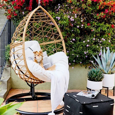 Britanna Patio Hanging Egg Chair - Natural - Opalhouse™ 7 Britanna Patio Hanging Egg Chair - Natural - Opalhouse™ - Image 5