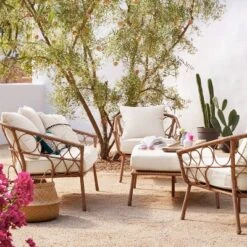 2pc Britanna Outdoor Patio Chairs, Club Chairs Natural - Opalhouse™ -Opalhouse GUEST 6385c2ea 6b29 41a9 8f22 4a71cfddc595