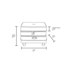 Marin Stackable Pouf With Casters - Opalhouse™ Designed With Jungalow™ 13 Marin Stackable Pouf With Casters - Opalhouse™ Designed With Jungalow™ -Opalhouse GUEST 7b9ecb5e 9626 4b0f abc1 fd2c0a06f868