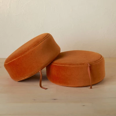 Olivia Round Pouf Rust - Opalhouse™ Designed With Jungalow™ 6 Olivia Round Pouf Rust - Opalhouse™ Designed With Jungalow™ - Image 4
