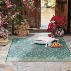 5' X 7' Outdoor Rug Global Aqua - Opalhouse™ 7 5' X 7' Outdoor Rug Global Aqua - Opalhouse™ -Opalhouse GUEST 936c44a1 952b 47a4 8745 a9387e952bdc