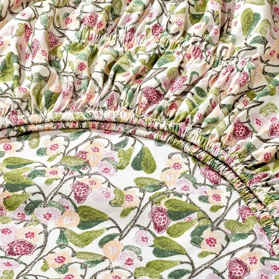 Printed Cotton Sheet Set Autumn Blossom - Opalhouse™ Designed With Jungalow™ 4 Printed Cotton Sheet Set Autumn Blossom - Opalhouse™ Designed With Jungalow™ - Image 2
