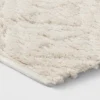 Textured Diamond Shag Bath Rug Cream - Opalhouse™ -Opalhouse GUEST af8db595 290c 4a45 8750 81322df3f29b