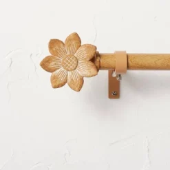 Flower Faux Wood Curtain Rod Natural Wood - Opalhouse™ Designed With Jungalow™ 9 Flower Faux Wood Curtain Rod Natural Wood - Opalhouse™ Designed With Jungalow™ -Opalhouse GUEST c5b5a613 8f9b 4e84 9eff 5ca6e3369a7b