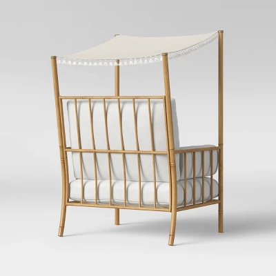 Calla Canopy Patio Accent Chair - White - Opalhouse™ 5 Calla Canopy Patio Accent Chair - White - Opalhouse™ - Image 3