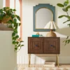 24" X 30" Wood And Brass Wall Mirror Blue - Opalhouse™ Designed With Jungalow™ 1 24" X 30" Wood And Brass Wall Mirror Blue - Opalhouse™ Designed With Jungalow™ -Opalhouse GUEST cb96163c 8169 4317 ba73 7b186591eed2