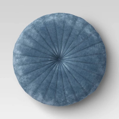 Quilted Velvet Round Throw Pillow - Opalhouse™ 7 Quilted Velvet Round Throw Pillow - Opalhouse™ - Image 5