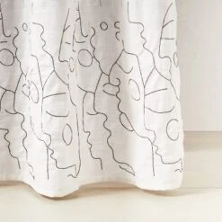 In This Together Shower Curtain White - Opalhouse™ Designed With Jungalow™ -Opalhouse GUEST d2a7877a d4db 4b9e ad97 8fecab59e560