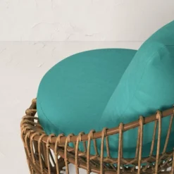 Topanga Club Chair With Ottoman - Blue/Brown - Opalhouse™ Designed With Jungalow™ 15 Topanga Club Chair With Ottoman - Blue/Brown - Opalhouse™ Designed With Jungalow™ -Opalhouse GUEST d55e6c02 0566 4024 be4f e642208a3e0f