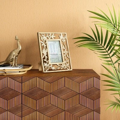 4" X 6" Metal Feather Frame Light Gold - Opalhouse™ 3 4" X 6" Metal Feather Frame Light Gold - Opalhouse™